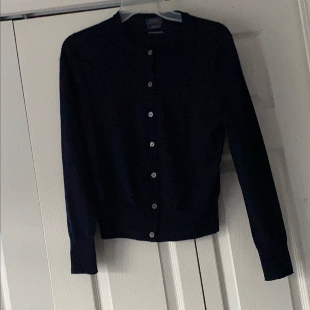 Black button down shirt / cardigan